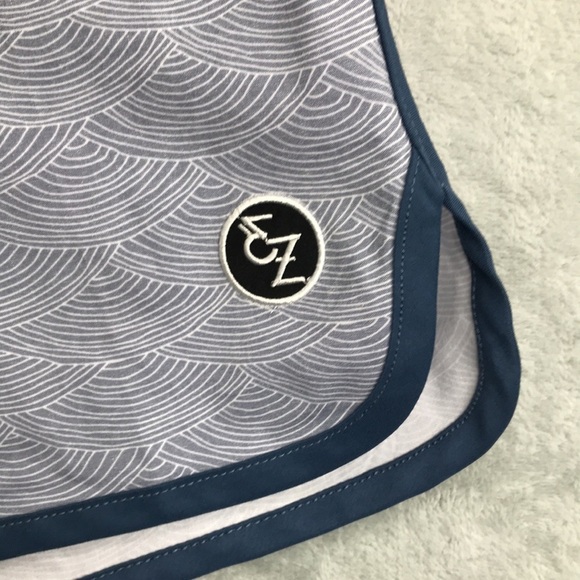Ezekeil Gray and Blue Board Shorts Size 30 - Picture 2 of 10
